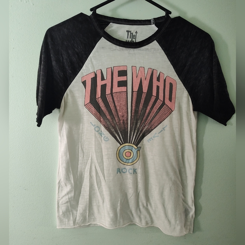 The Who Long Live Rock Baseball Style Concert Shirt